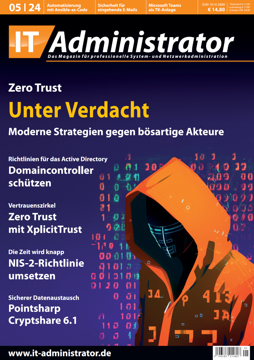 Ausgabe Mai 2024 Zero Trust