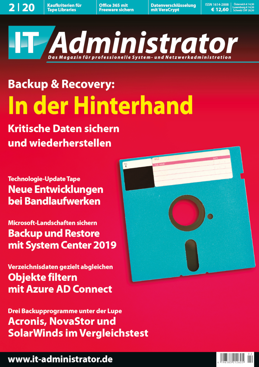 Ausgabe Februar 2020 Backup & Recovery