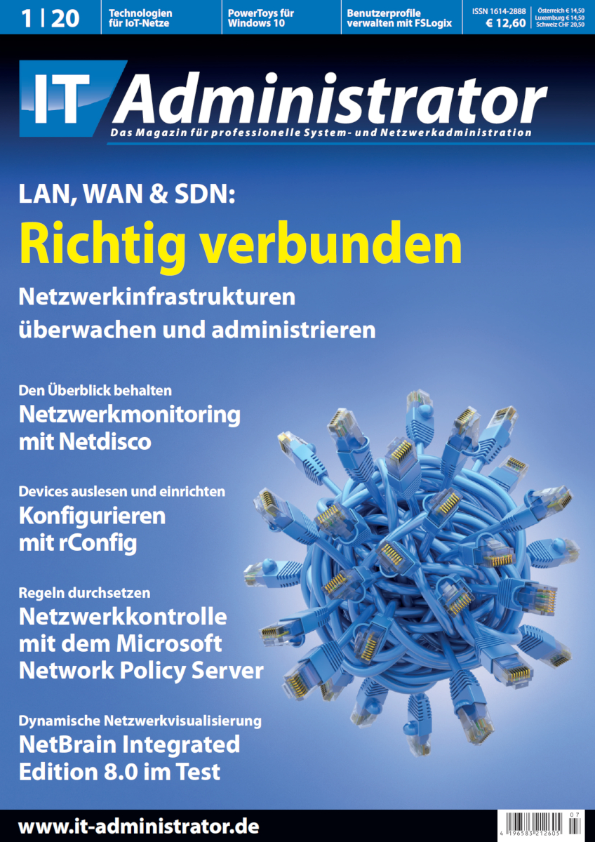 Ausgabe Januar 2020 LAN, WAN & SDN