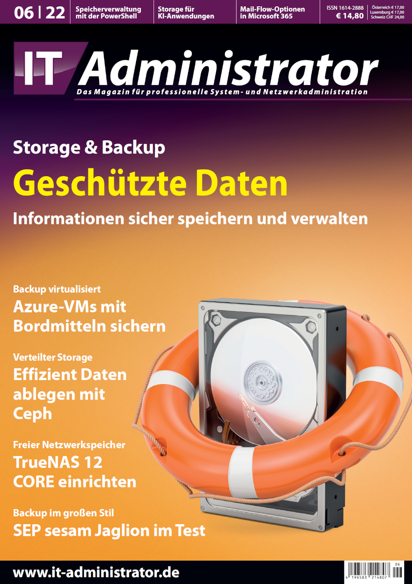 Ausgabe Juni 2022 Storage & Backup