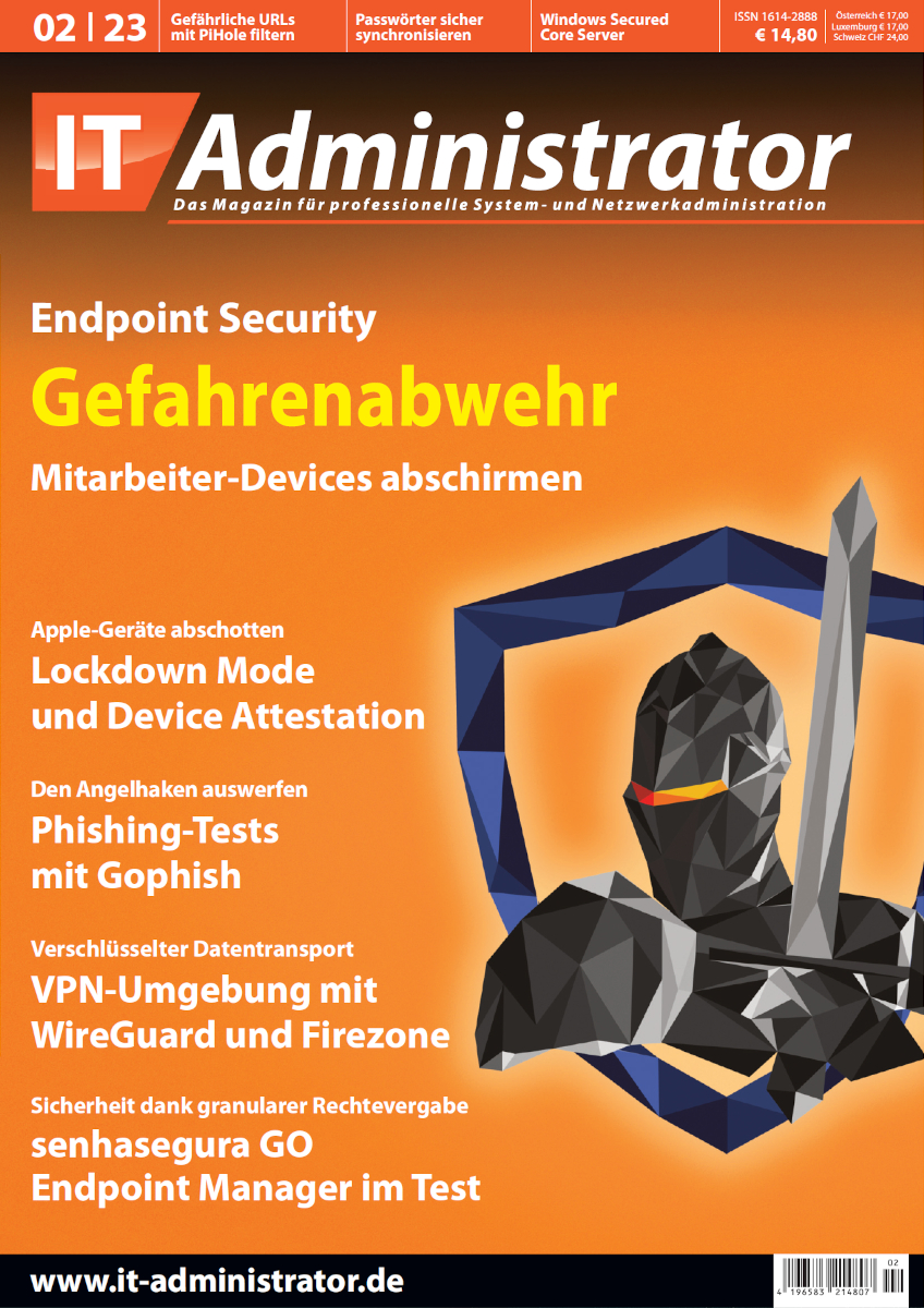 Ausgabe Febuar 2023 Endpoint Security