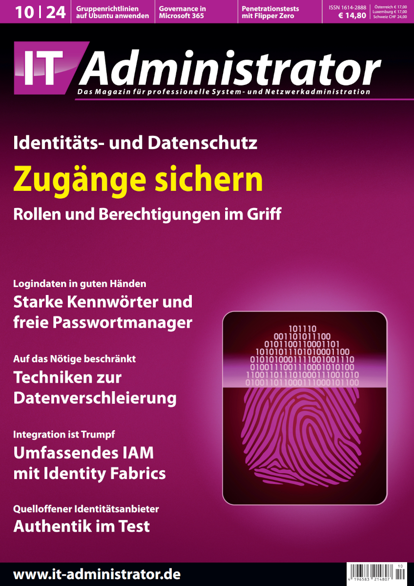 Ausgabe Oktober 2024 Identitäts- und Datenschutz