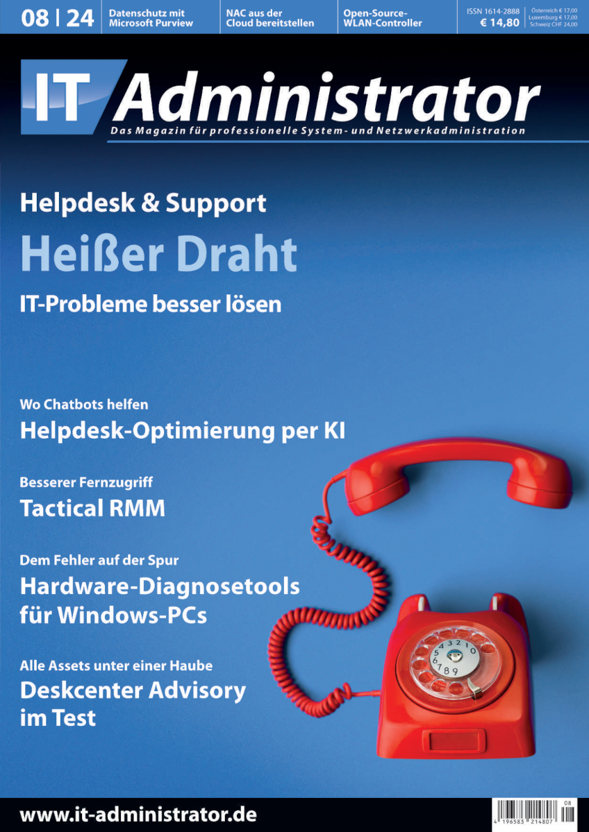 Ausgabe August 2024 Helpdesk & Support
