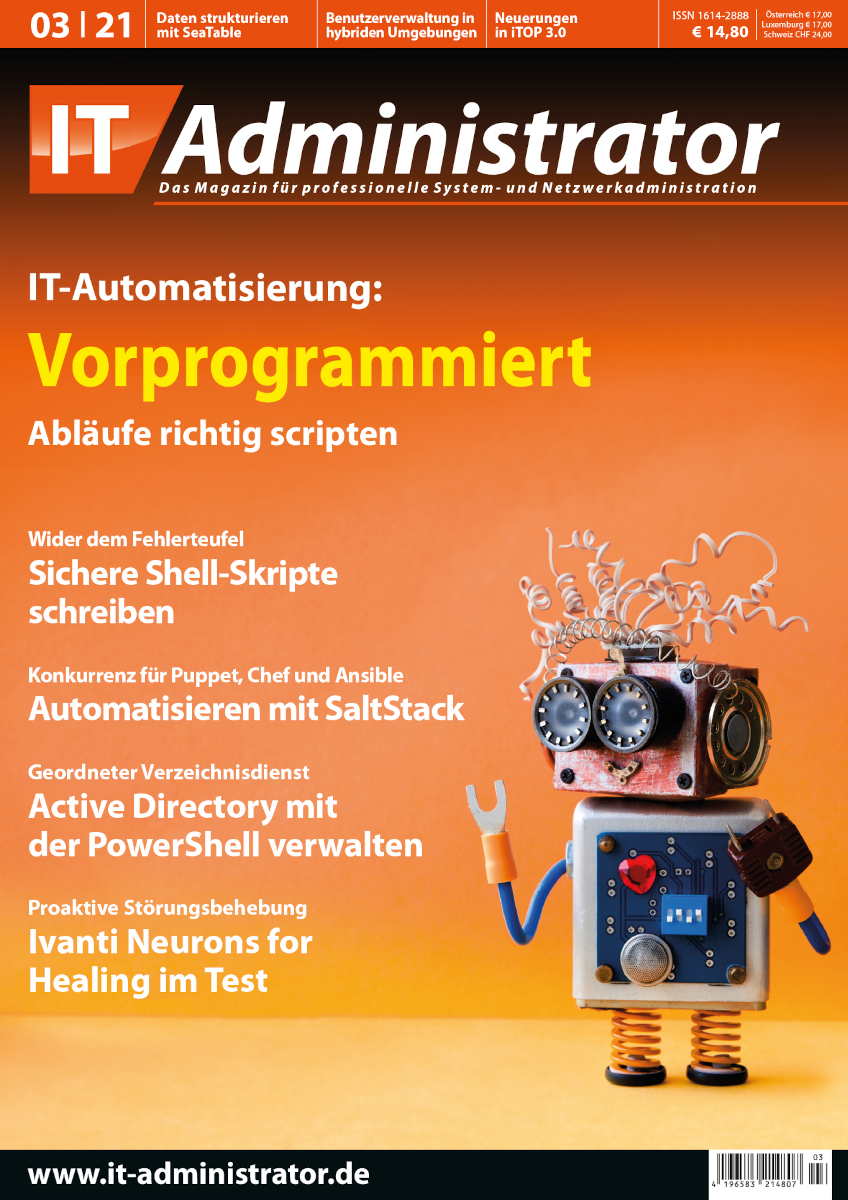 Ausgabe März 2021 IT-Automatisierung