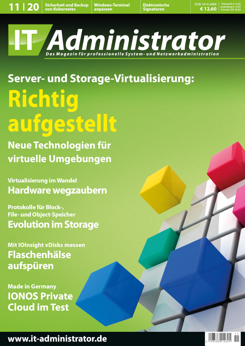 Ausgabe November 2020 Server- und Storage-Virtualisierung