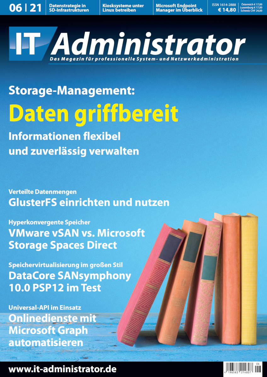 Ausgabe Juni 2021 Storage-Management